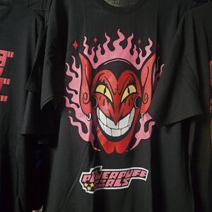 Powerpuff Girls Black Graphic T-Shirt